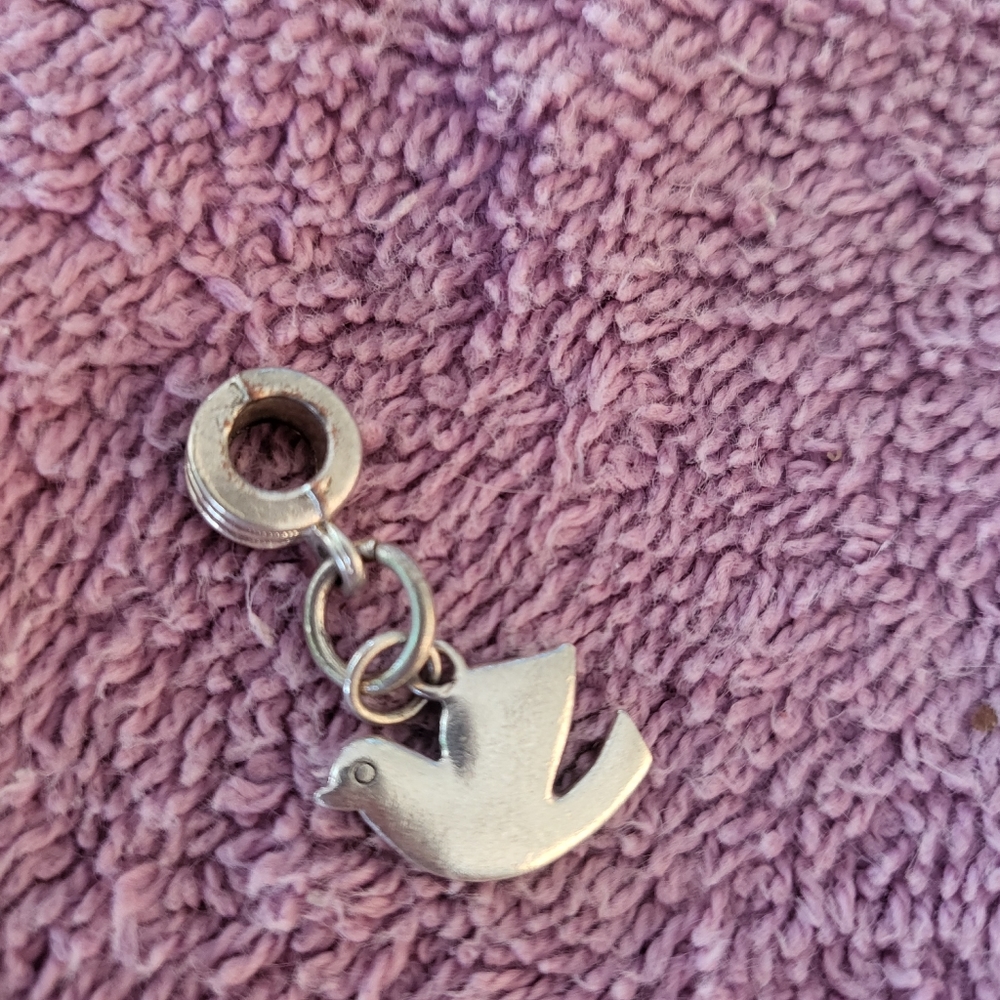 Peace dove 925 silver charm